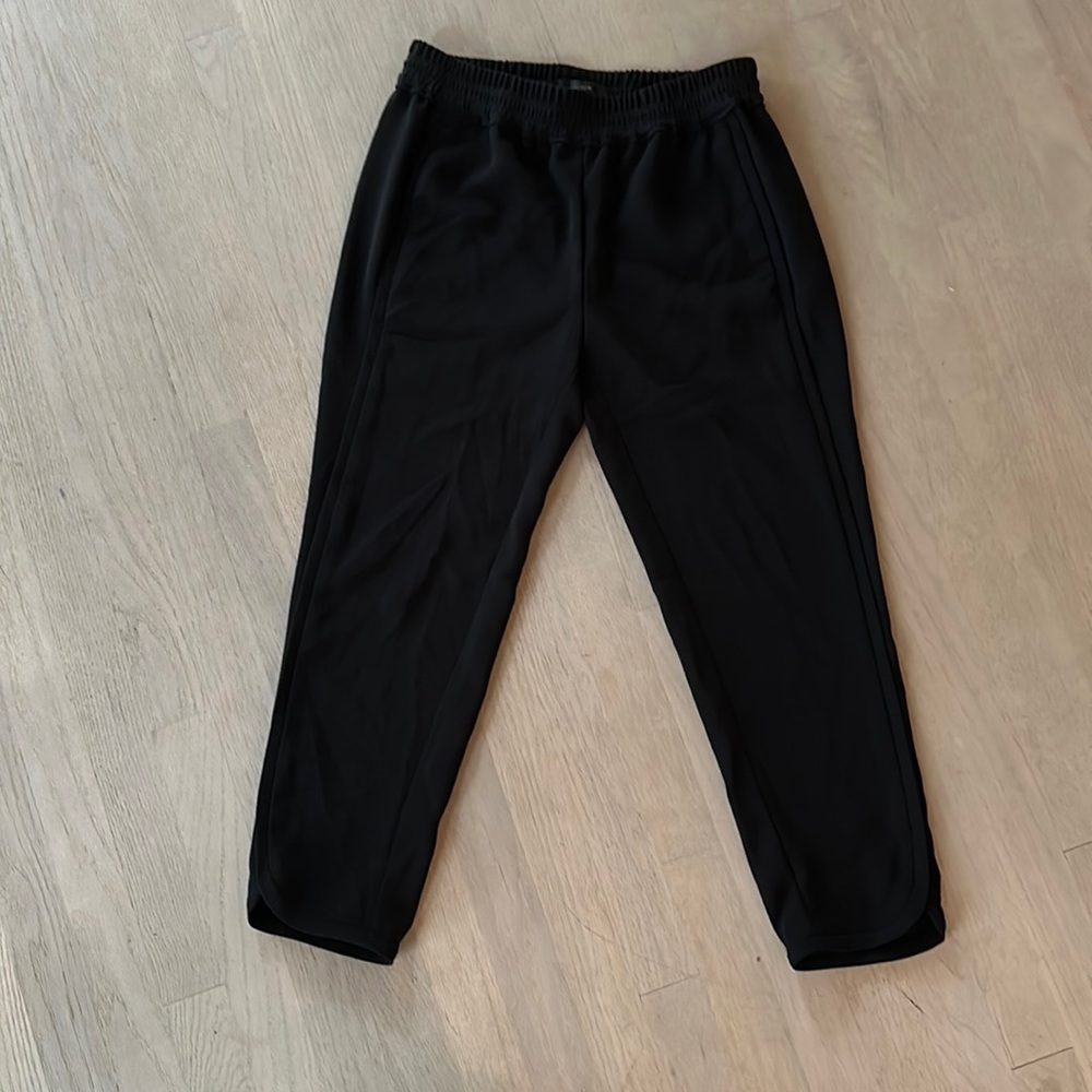 J crew Pull on black pants Petite 4